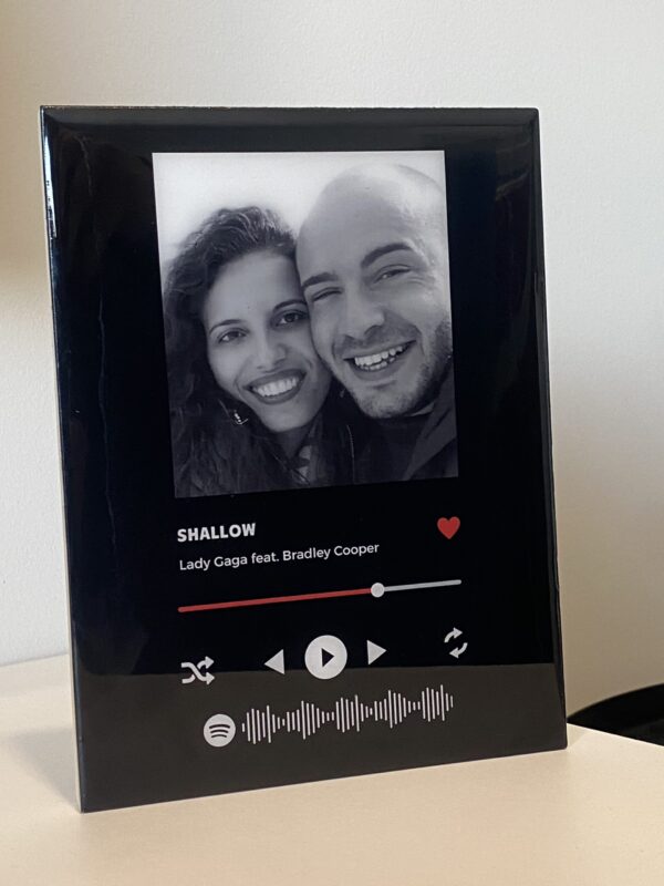 Quadro em Madeira e Resina "Spotify"