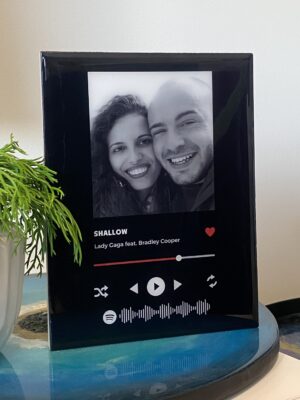 Quadro em Madeira e Resina "Spotify"